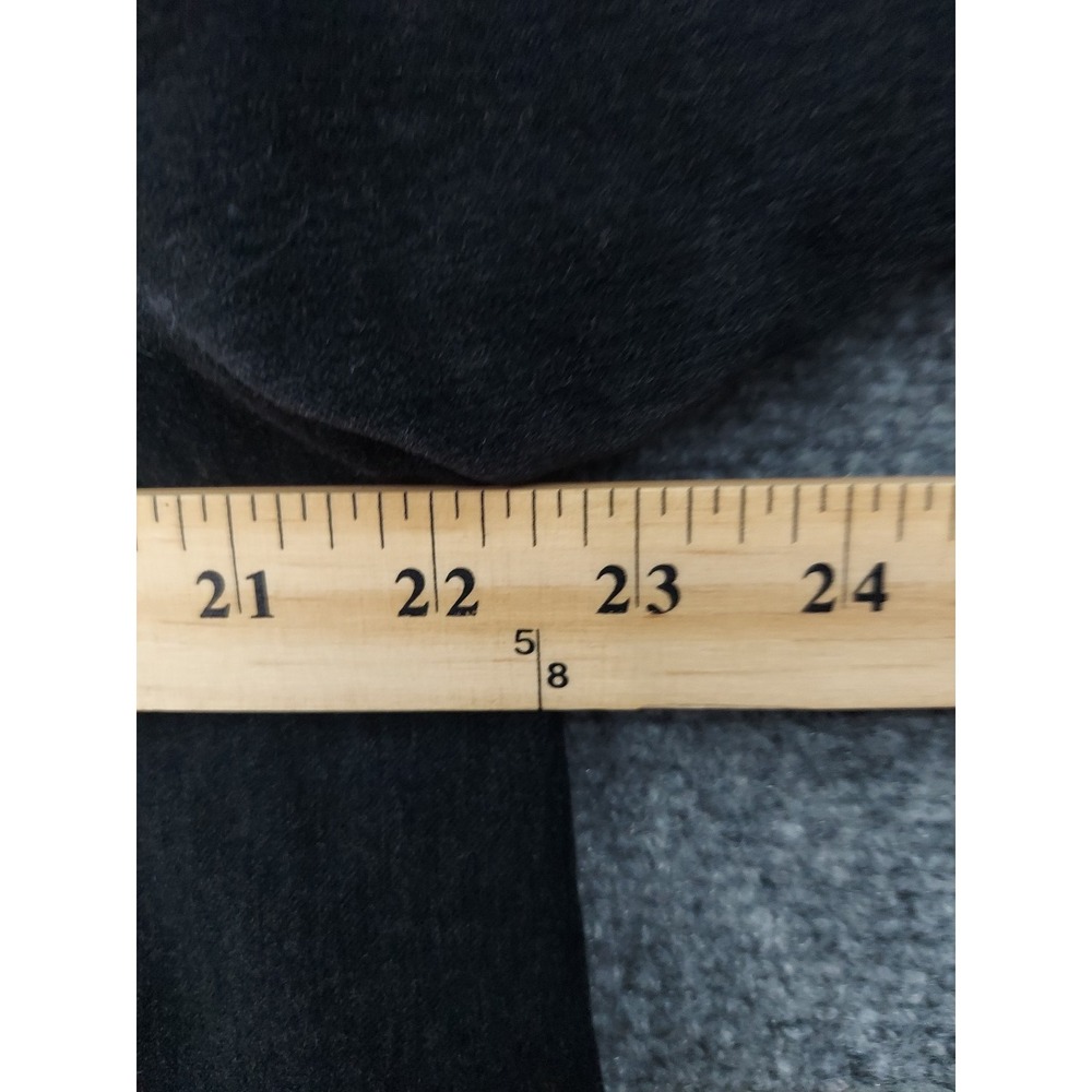 J Jill Jacket Womens Large Black Short Faux Suede Soft Button Front - Picture 8 of 9